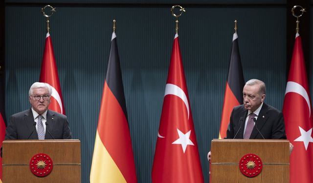 Erdoğan ve Alman mevkidaşı Steinmeier'den ortak toplantı: Kısıtlamaları gündemimizden çıkaralım