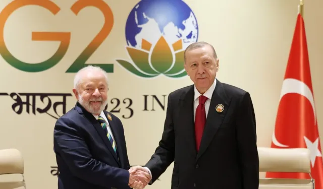 Cumhurbaşkanı Erdoğan, Lula da Silva ile görüştü
