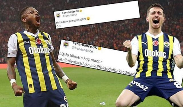 Fenerbahçe'den Galatasaray galibiyeti sonrası olay gönderme!