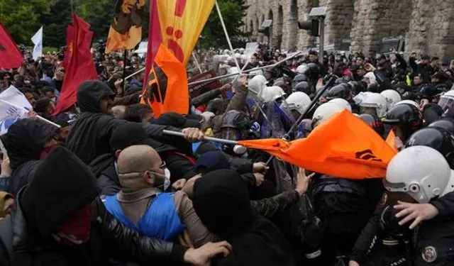 İstanbul'da 1 Mayıs yine gerilimli geçti: Polisten biber gazlı müdahale