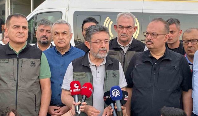 Tarım ve Orman Bakanı Yumaklı, Bozdoğan'dan bilgiler verdi
