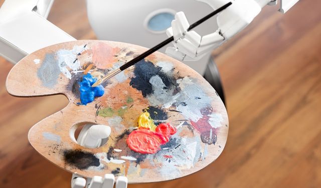 İnsansı robot tarafından çizilen ilk sanat eseri 1,32 milyon dolara satıldı