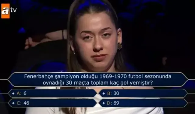 Fenerbahçe şampiyon olduğu 1969-1970 futbol sezonunda oynadığı 30 maçta toplam kaç gol yemiştir?