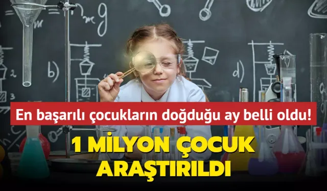 1 Milyon Çocuk Araştırıldı! En Başarılı Çocukların Doğduğu Ay Belli Oldu! Burçları…