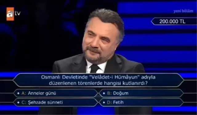 Osmanlı Devletinde "Velâdet-i Hümayun" adıyla düzenlenen törenlerde hangisi kutlanırdı?