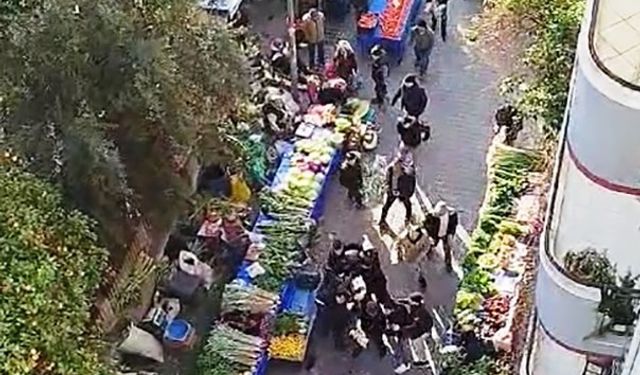 Aydın Pazarında Yumruklu Kavga!