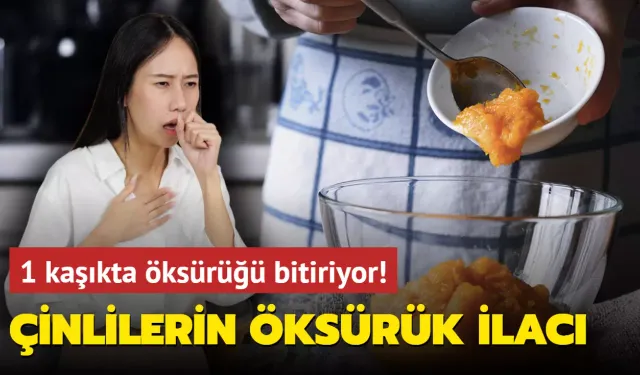 Çin reçetesi öksürük ilacı! 1 kaşık içen 10 yıl öksürmüyor