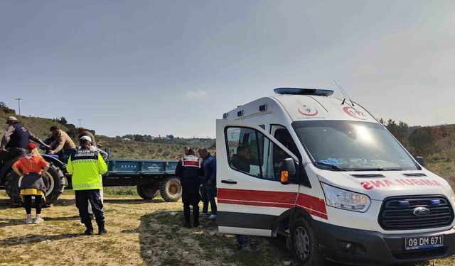 Kuşadası’nda Traktör Kazası: Çiftçi Yaralandı