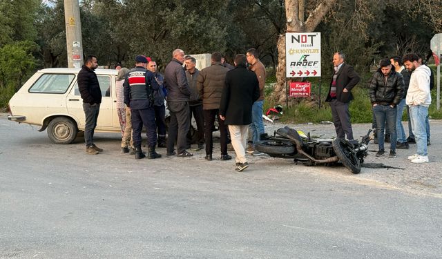 Köşk-Ödemiş Yolunda Kaza: Motosikletle Otomobil Çarpıştı!