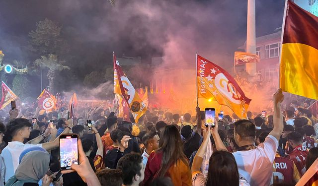 Galatasaray’ın şampiyonluğu Aydın’da coşkuyla kutlandı