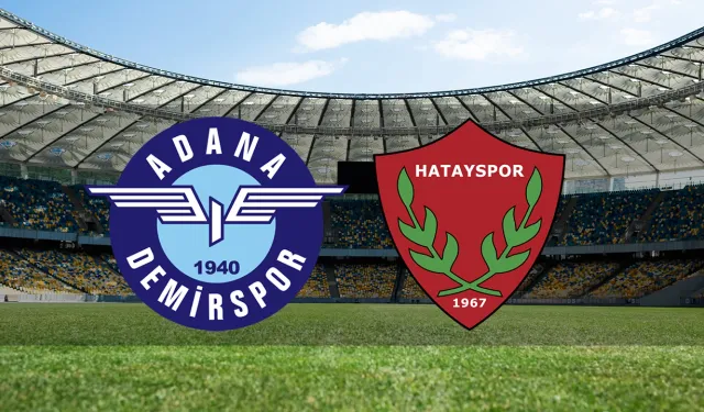 Adana Demirspor - Hatayspor Canlı ve Şifresiz İzle maçı canlı izle (Justin TV, Selçuk Sports, Taraftarium24, Golvar Tv, TRgoals ve Bein Sports 1, Bein Sports 2)