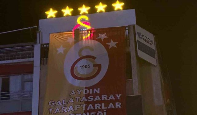Galatasaraylılar, Aydın’da beşinci yıldızı yaktı