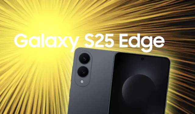 Samsung'dan ŞOK HAMLE! Galaxy S25 Edge ile iPhone'a Savaş Açıyor!