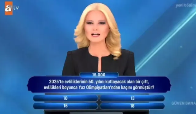 2025'te evliliklerinin 50. yılını kutlayacak olan bir çift, evlilikleri boyunca Yaz Olimpiyatları'ndan kaçını görmüştür?