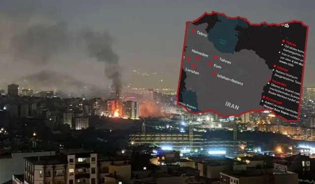 İsrail İran'da nereleri vurdu son dakika?