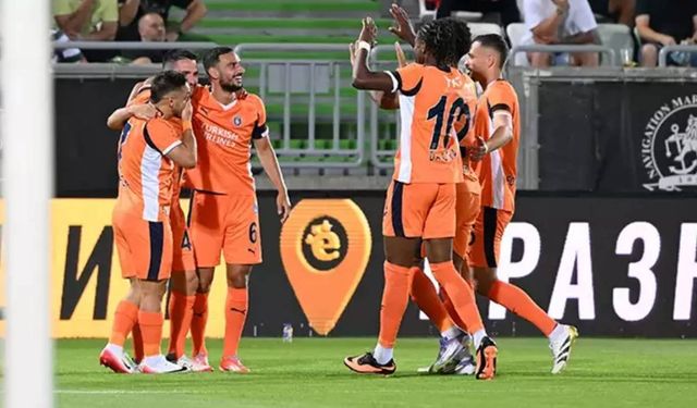 Başakşehir, Konferans Ligi'nde Cherno More Varna'yı tek golle yendi