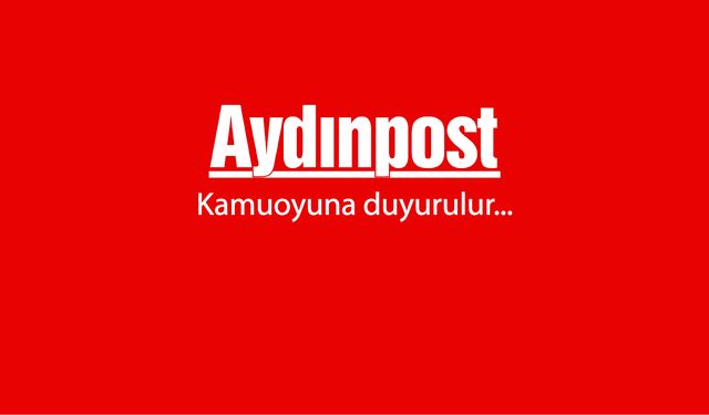 Kamuoyuna saygıyla duyurulur