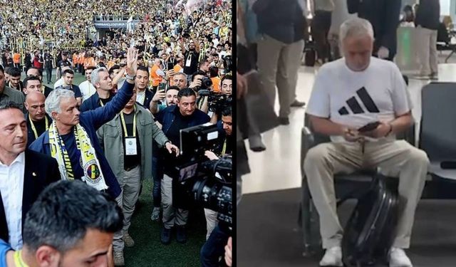 Binler karşıladı, tek başına ayrıldı