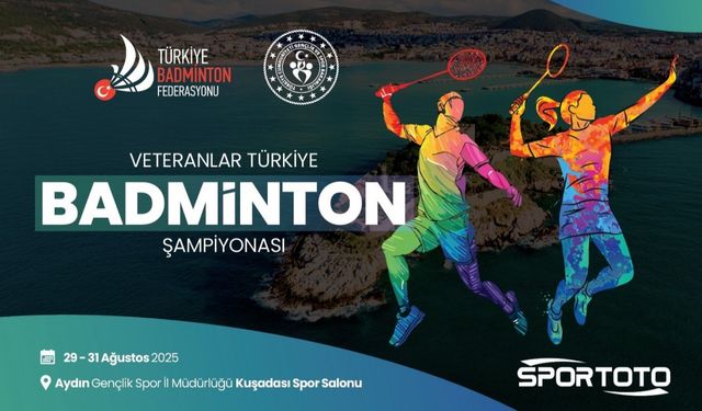 Kuşadası, Badminton Veteranlar Türkiye Şampiyonası’na ev sahipliği yapacak