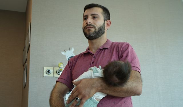 5 günlük bebekten 400 gramlık tümör çıkarıldı