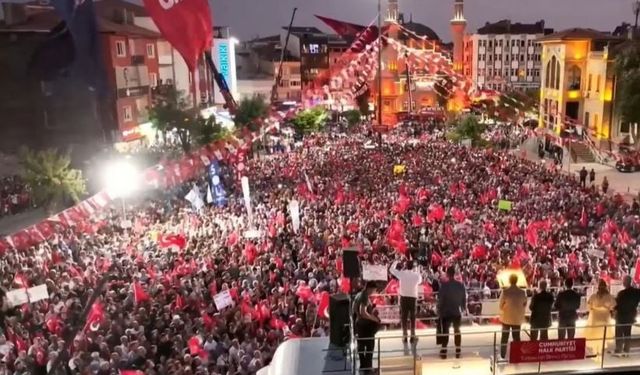Özgür Özel Aksaray mitinginde konuştu