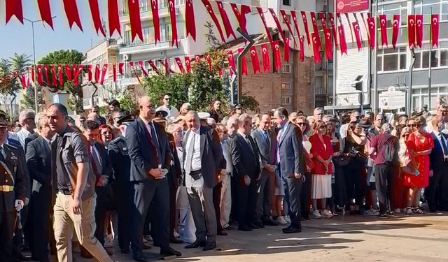 30 Ağustos töreninde dikkat çeken görüntü