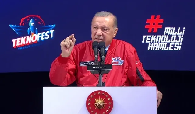 Erdoğan'dan Teknofest'te Netenyahu'ya sert gönderme