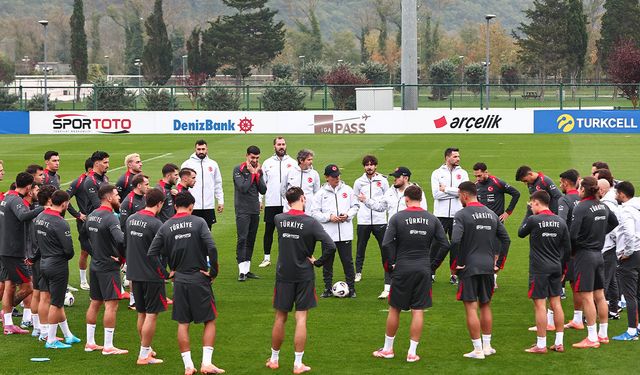 A Milli Futbol Takımı, Bulgaristan maçı hazırlıklarını sürdürdü