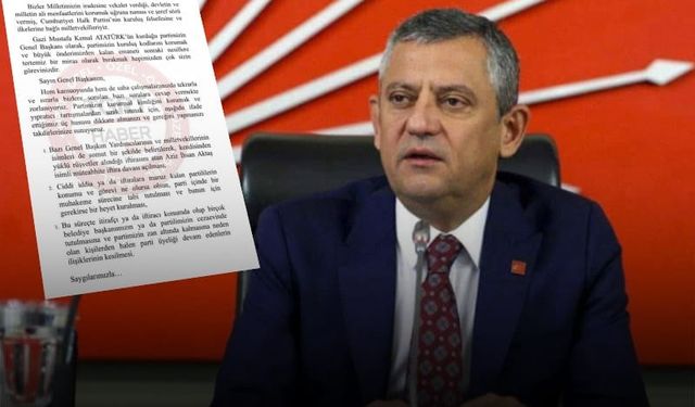 CHP'de tartışma yaratan "bildiri" krizi