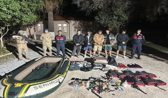 Kuşadası'nda Yasa Dışı Geçiş Hazırlığındaki 5 Düzensiz Göçmen Yakalandı