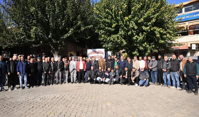 Aydınlı deveciler havut hayrında bir araya geldi