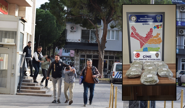 Çine’de 11 kilo yasaklı madde ele geçirildi