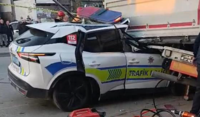 Trafik kazasında şehit olan polis memurunun kimliği belli oldu