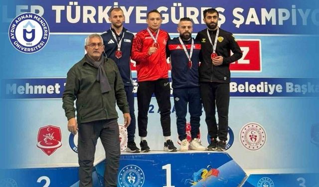 ADÜ’lü güreşçi Türkiye şampiyonu oldu
