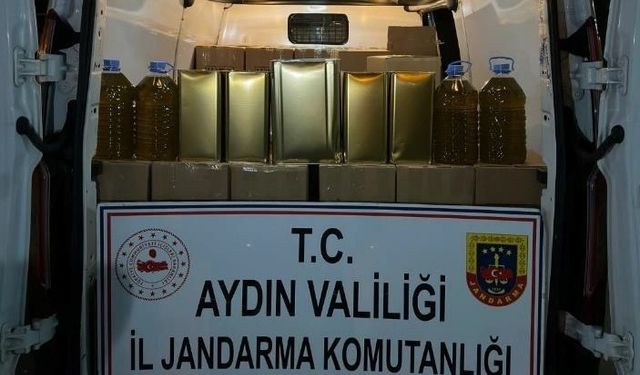 Nazilli'de kaçak zeytinyağı operasyonu