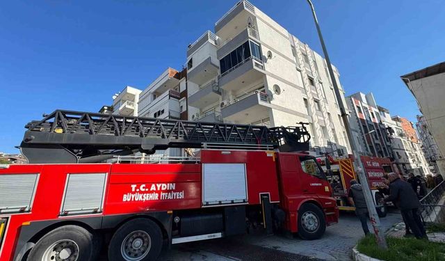 Söke'de aspiratör yangın çıkarttı