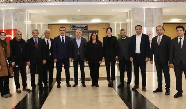 Cumhur İttifakı Aydın Şehir Hastanesi'ni ziyaret etti