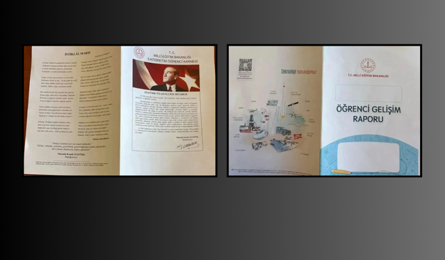 Atatürk'ün resmi 1. ve 2. sınıf karnelerinden çıkartıldı