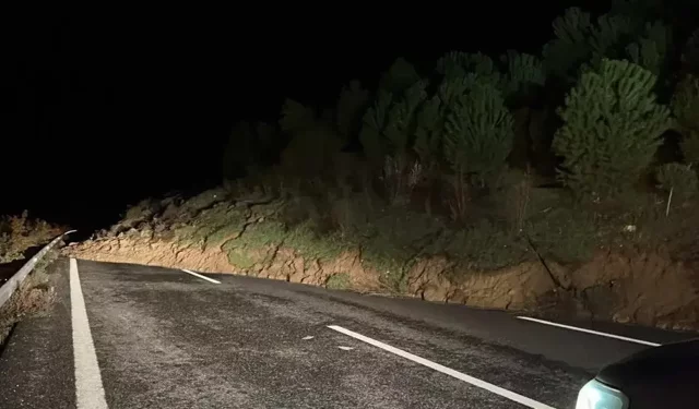 İstanbul-İzmir Otoyolu toprak kayması nedeniyle ulaşıma kapandı