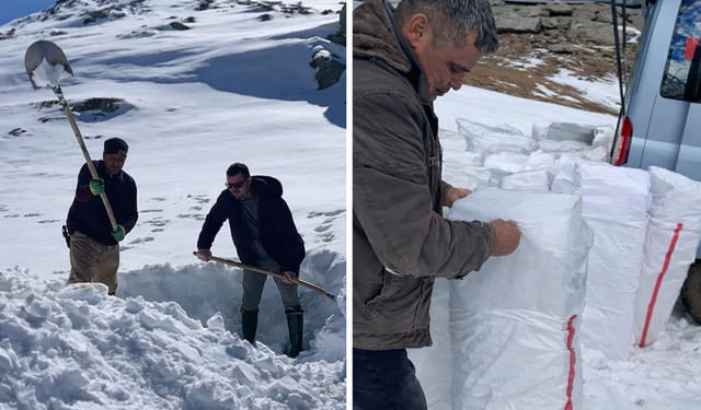 Madran Dağı zirvesinde yaz mesaisi: Karcılar yaza hazırlanıyor