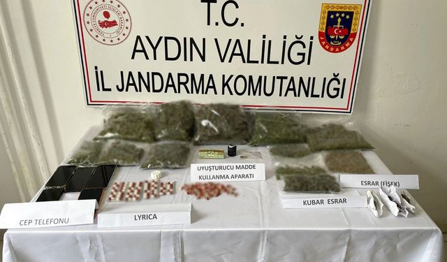 Yenipazar'da yasaklı madde operasyonu