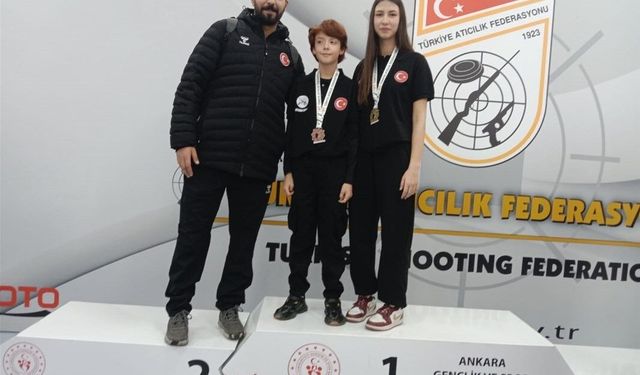 Aydınlı atıcılar Ankara'dan derecelerle döndü