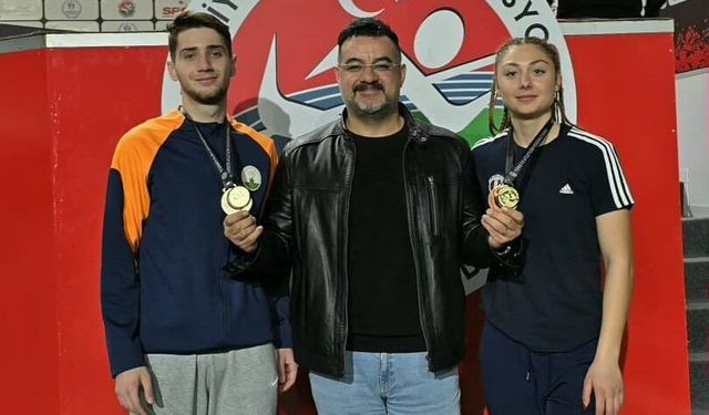 Aydınlı sporcular şampiyonaya damga vurdu