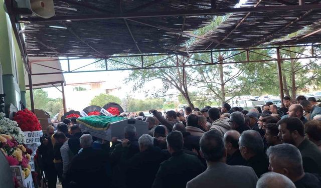 Didim meclis üyesi Erol'un evladı son yolculuğuna uğurlandı