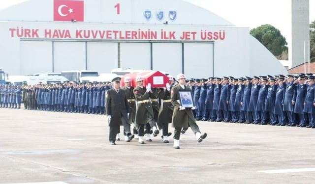 Şehit F-16 pilotunun cenazesi memleketine uğurlandı