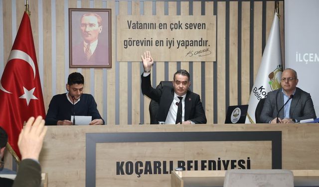 Koçarlı Belediyesi şubat ayı meclis toplantısı yapıldı