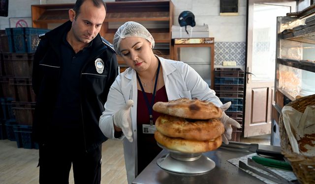 Kuşadası’nda fırınlarda denetim yapıldı
