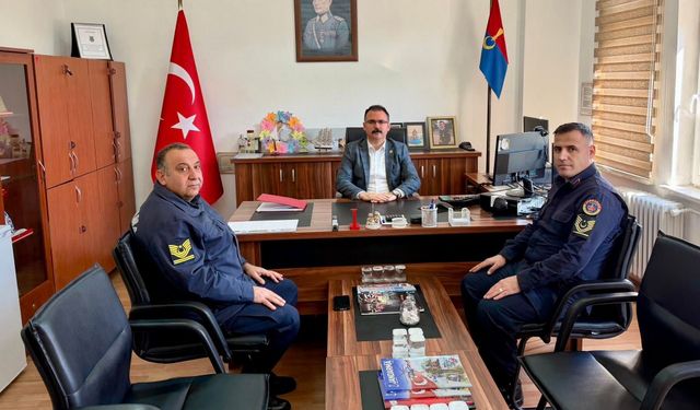 Kaymakam Ateş, İlçe Jandarma personeliyle buluştu