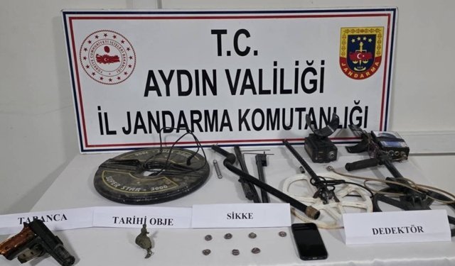 Karacasu'da tarihi eser kaçakçılığı operasyonu: '7 adet Yunan sikkesi ele geçirildi'
