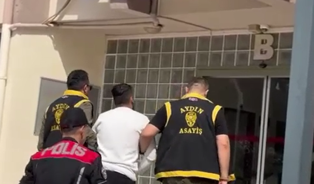 Aranan hükümlü İncirliova’da dağlık alanda yakalandı